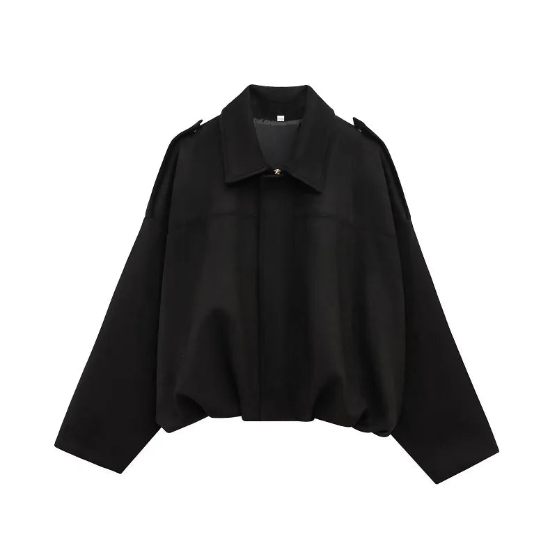 MUJER Faux Suede Bomber Jackets for Women