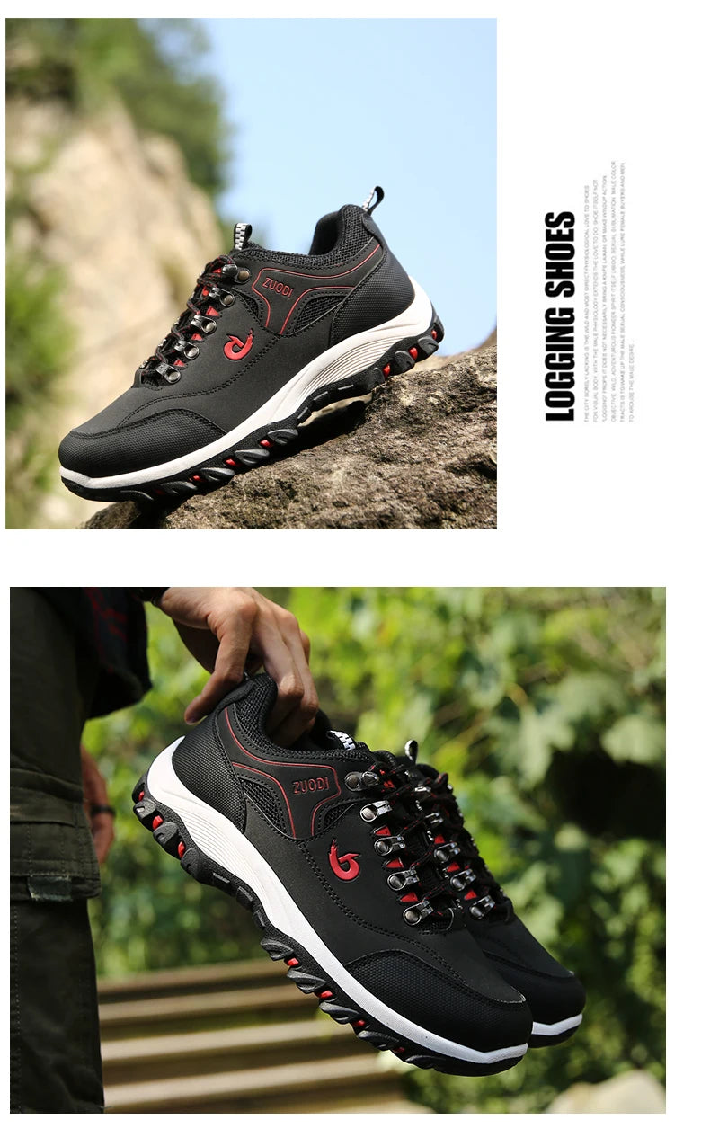 Men’s Casual Walking Shoes with Mesh Lining