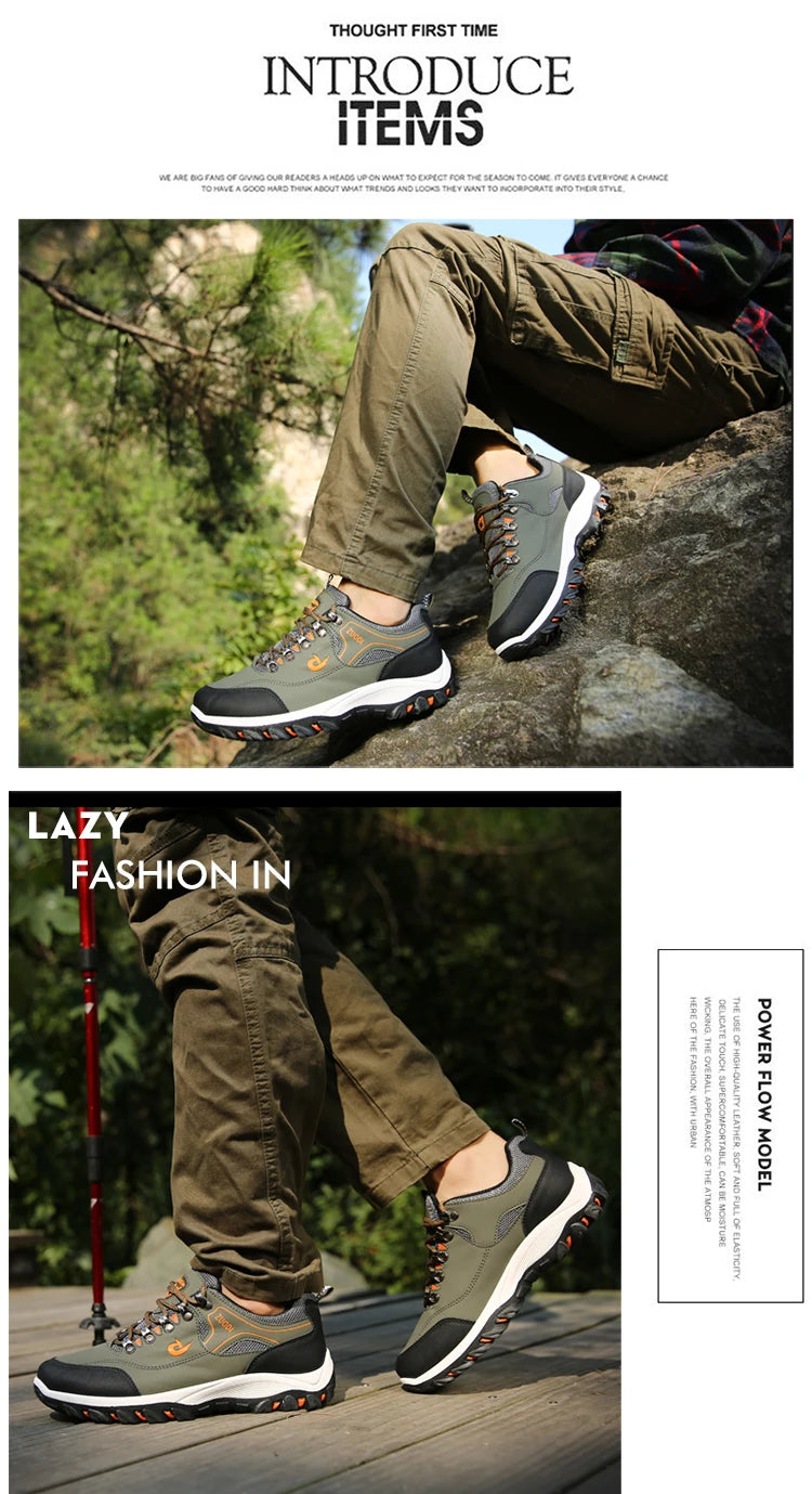 Men’s Casual Walking Shoes with Mesh Lining
