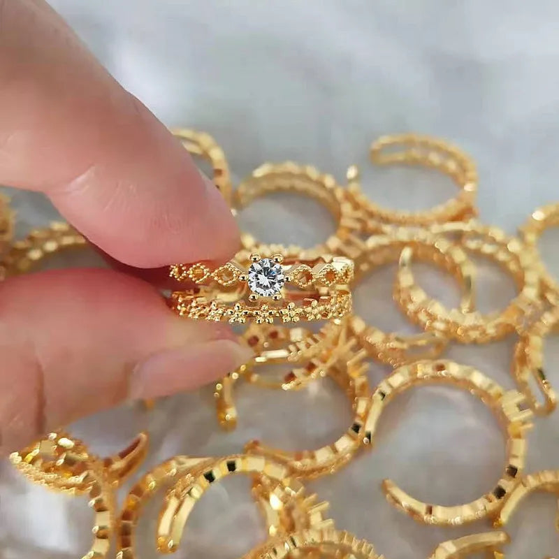 Elegant Flower Lace Ring
