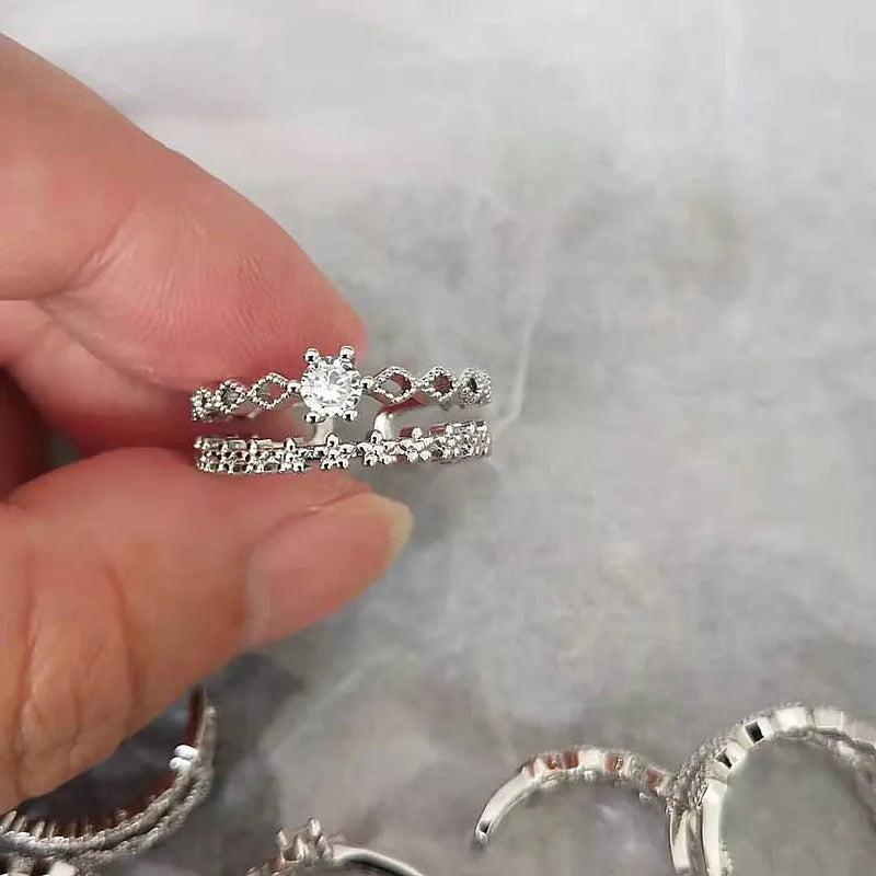 Elegant Flower Lace Ring