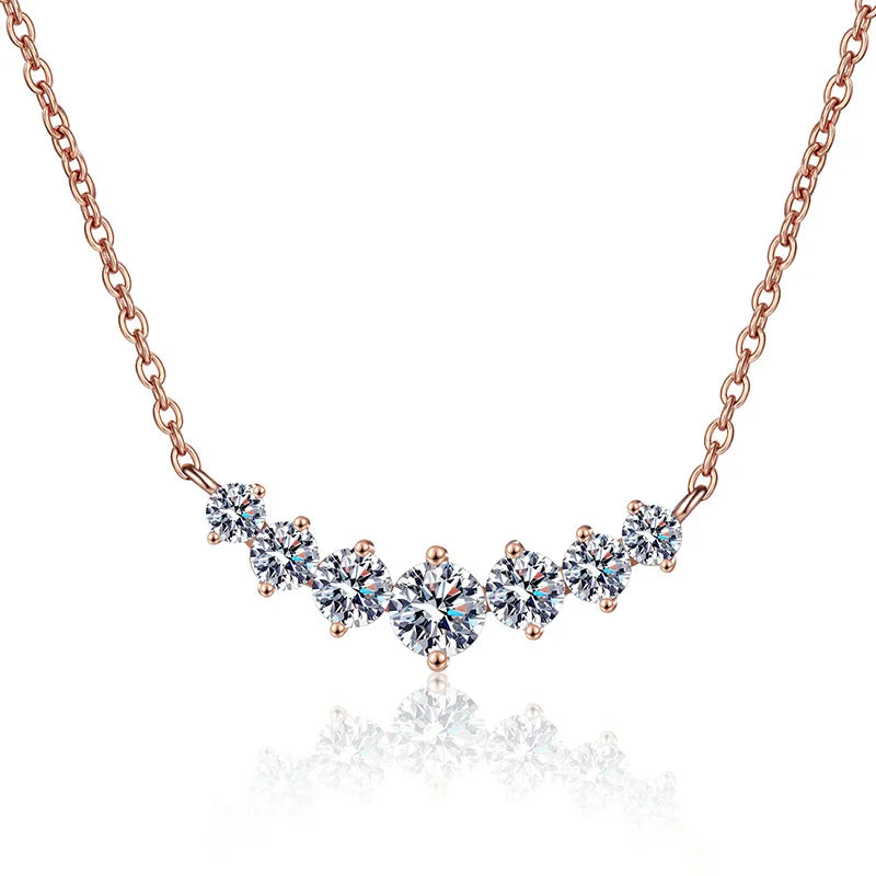 **2.8ct Moissanite 925 Sterling Silver Necklace**