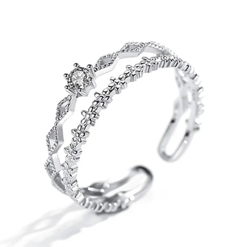 Elegant Flower Lace Ring