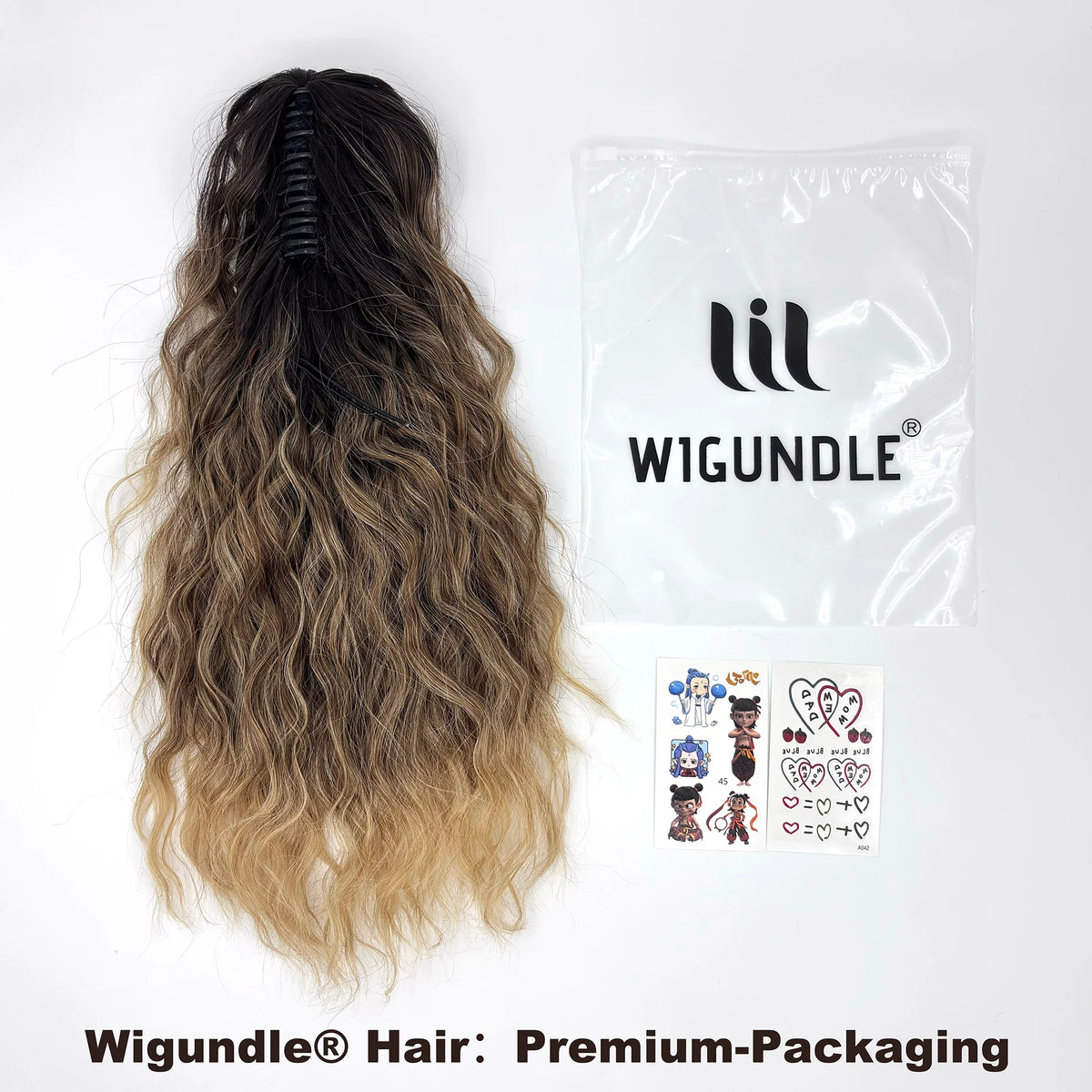 **Long Wavy Clip-In Ponytail Extension**