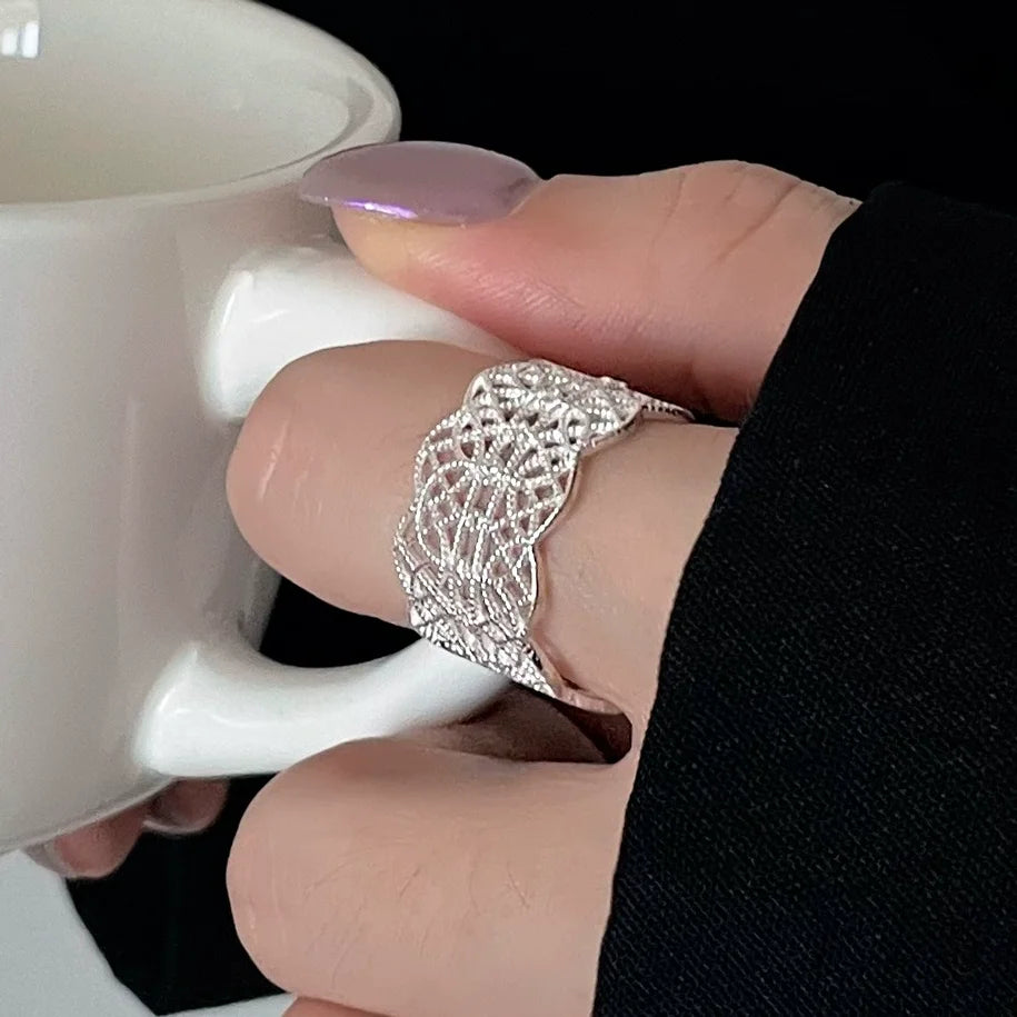 Elegant Flower Lace Ring