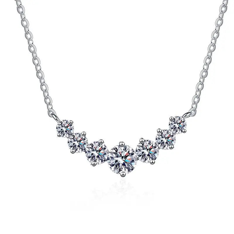 **2.8ct Moissanite 925 Sterling Silver Necklace**