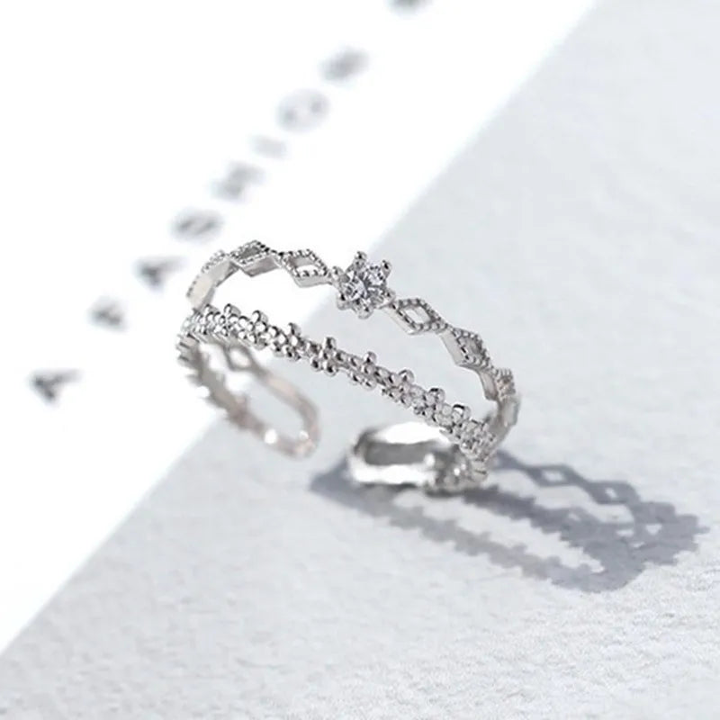 Elegant Flower Lace Ring