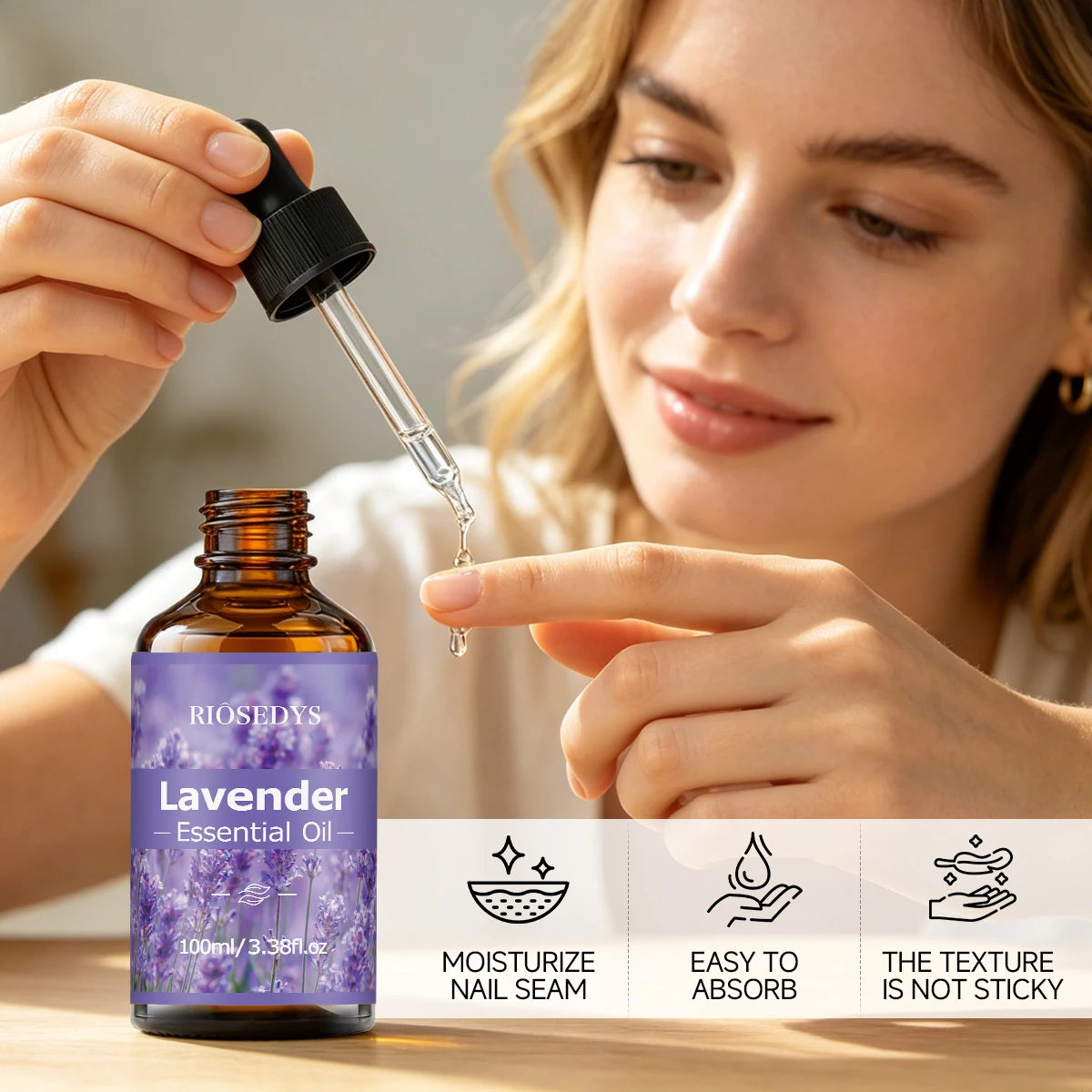 100ml LAVENDER ESSENTIAL OIL Suitable for massage and skincare