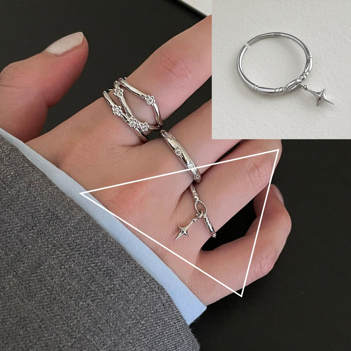 Elegant Flower Lace Ring