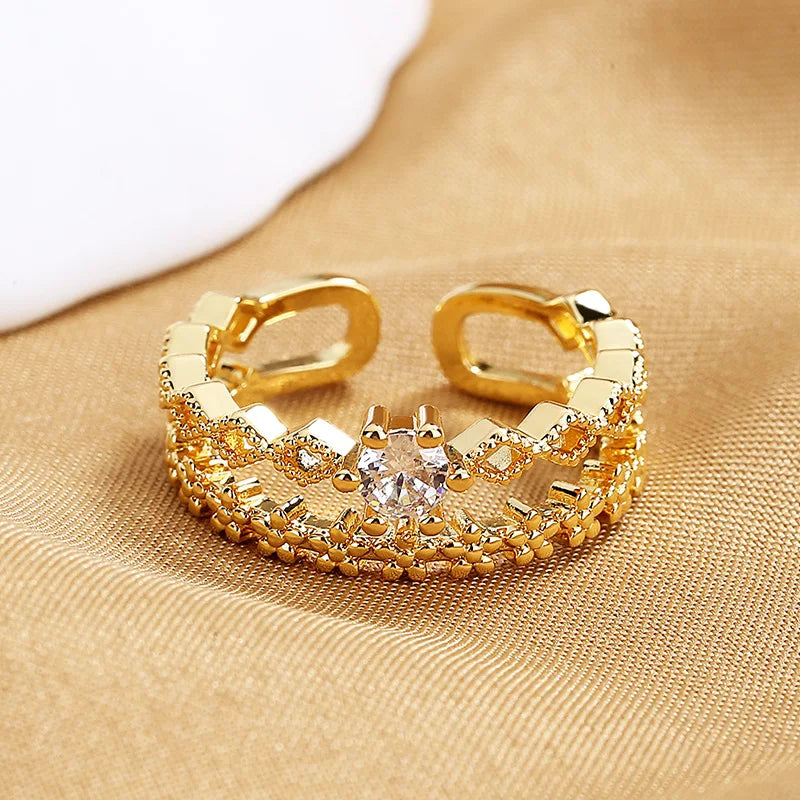 Elegant Flower Lace Ring