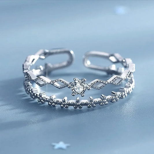 Elegant Flower Lace Ring