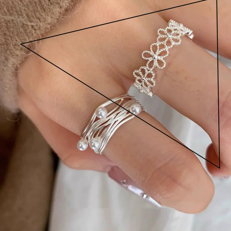 Elegant Flower Lace Ring