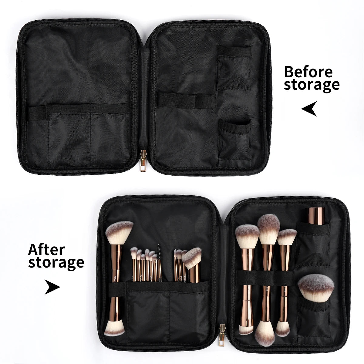 MAANGE 20-Piece Pro Makeup Brush Set with Bag