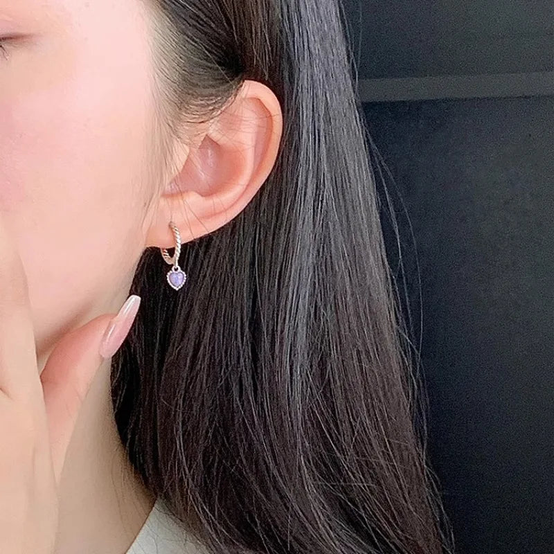 **VENTFILLE 925 Sterling Silver Chunky Hoop Earrings**