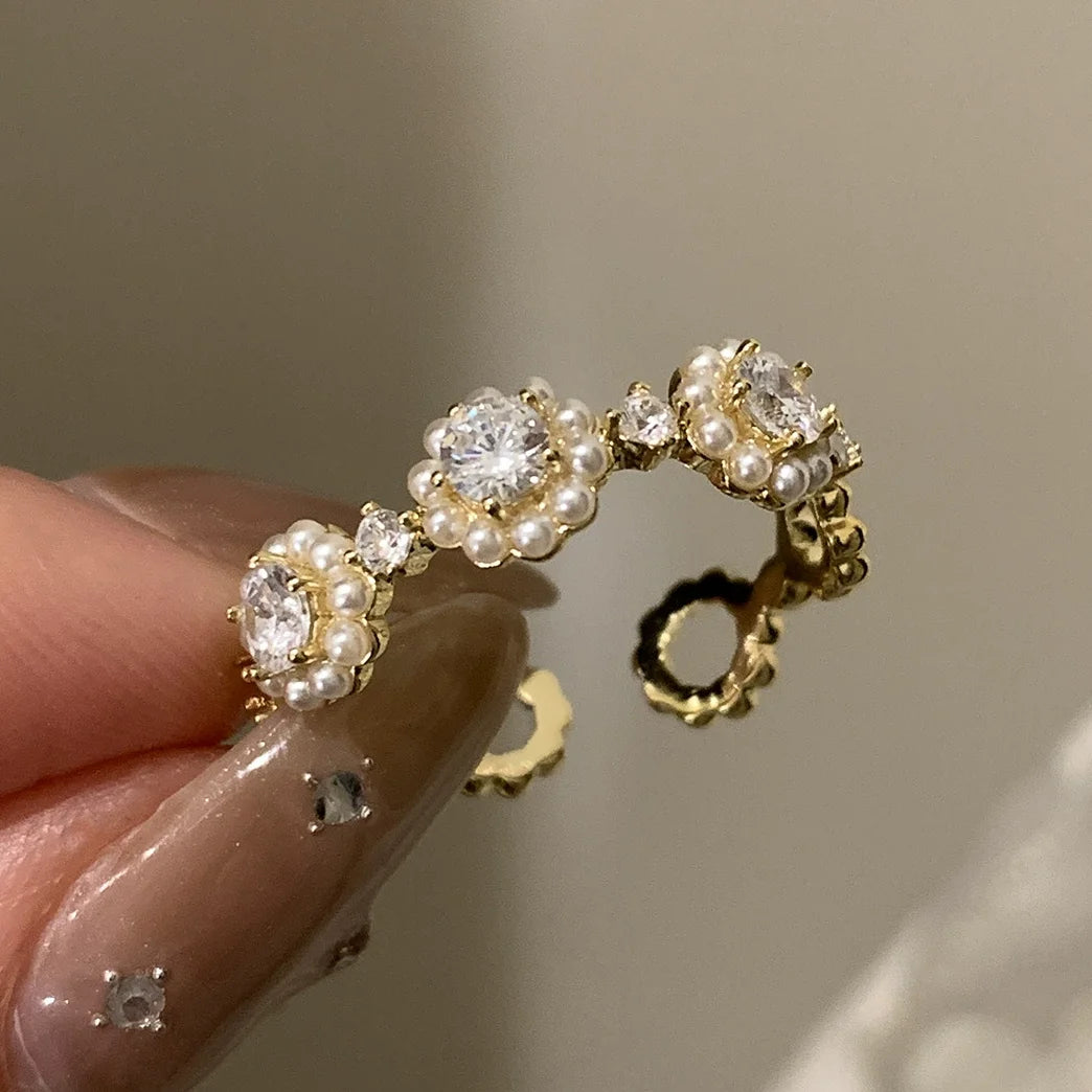 Elegant Flower Lace Ring