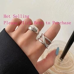 **VENTFILLE 925 Sterling Silver Chunky Hoop Earrings**