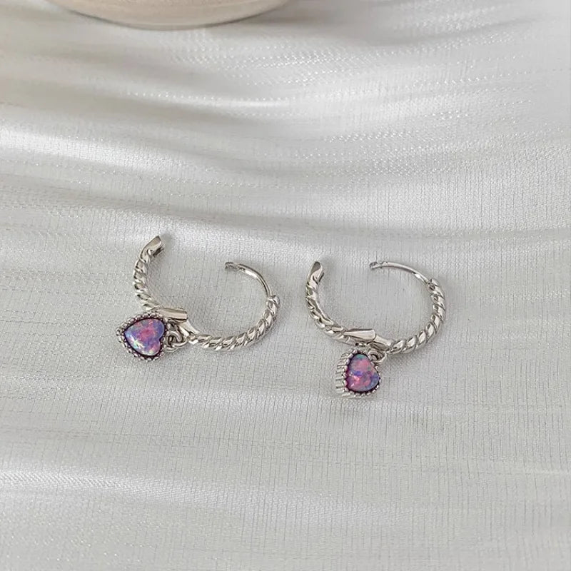 **VENTFILLE 925 Sterling Silver Chunky Hoop Earrings**