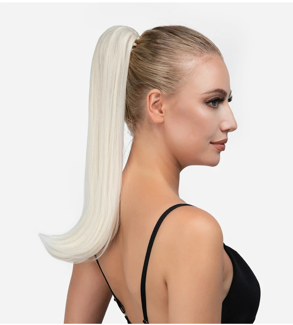 SARLA Long Silky Claw Clip Ponytail Extension
