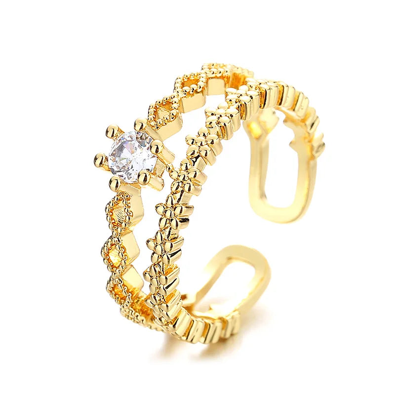 Elegant Flower Lace Ring