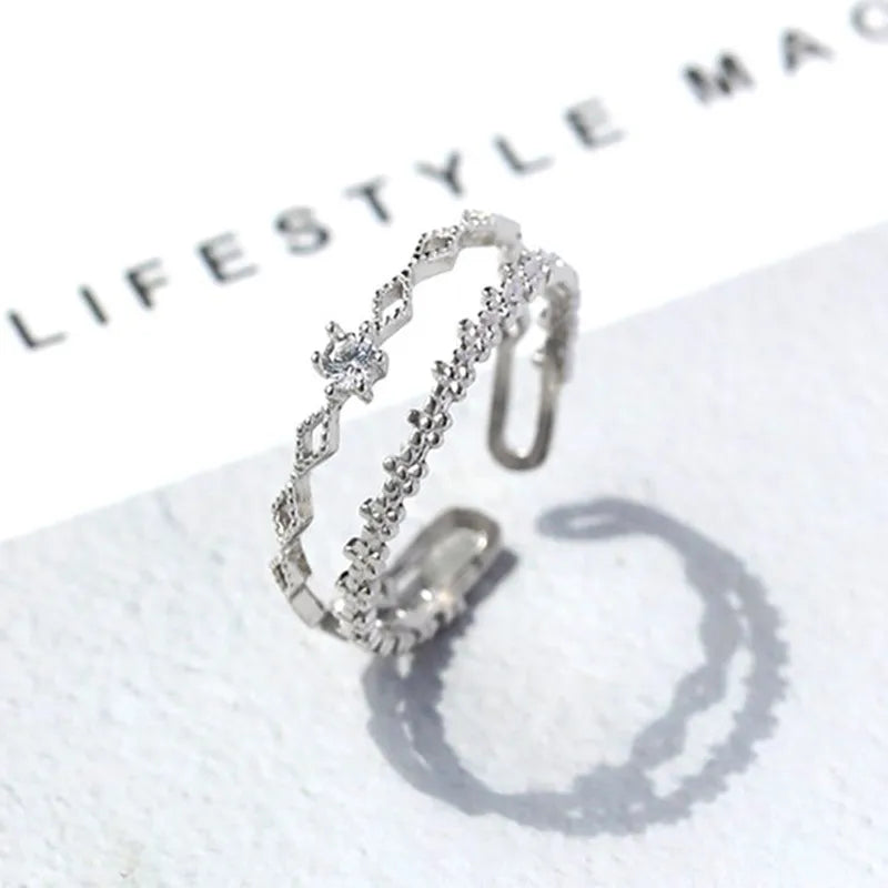 Elegant Flower Lace Ring