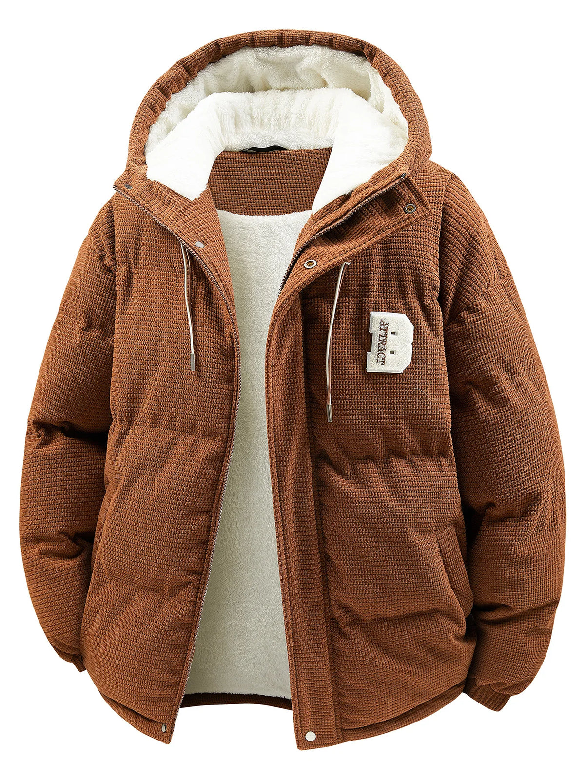 **Men’s Lightweight Warm Hooded Jacket**