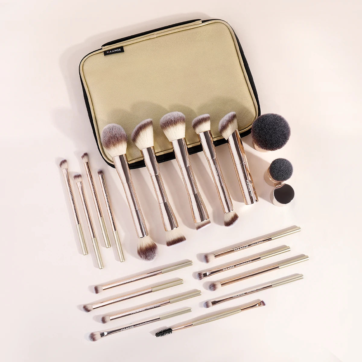 MAANGE 20-Piece Pro Makeup Brush Set with Bag
