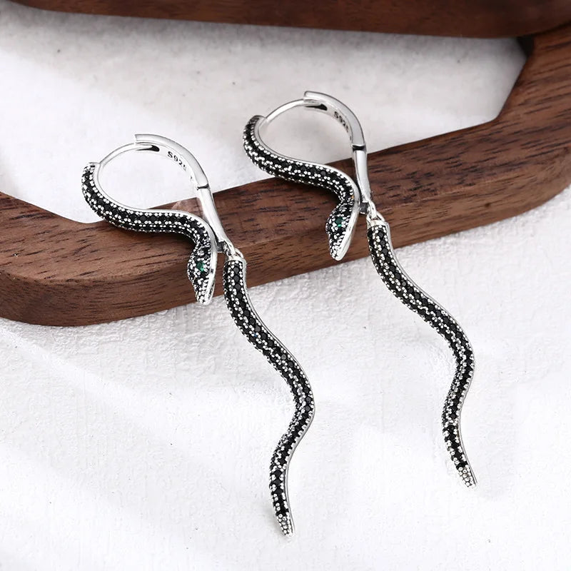 **VENTFILLE 925 Sterling Silver Chunky Hoop Earrings**