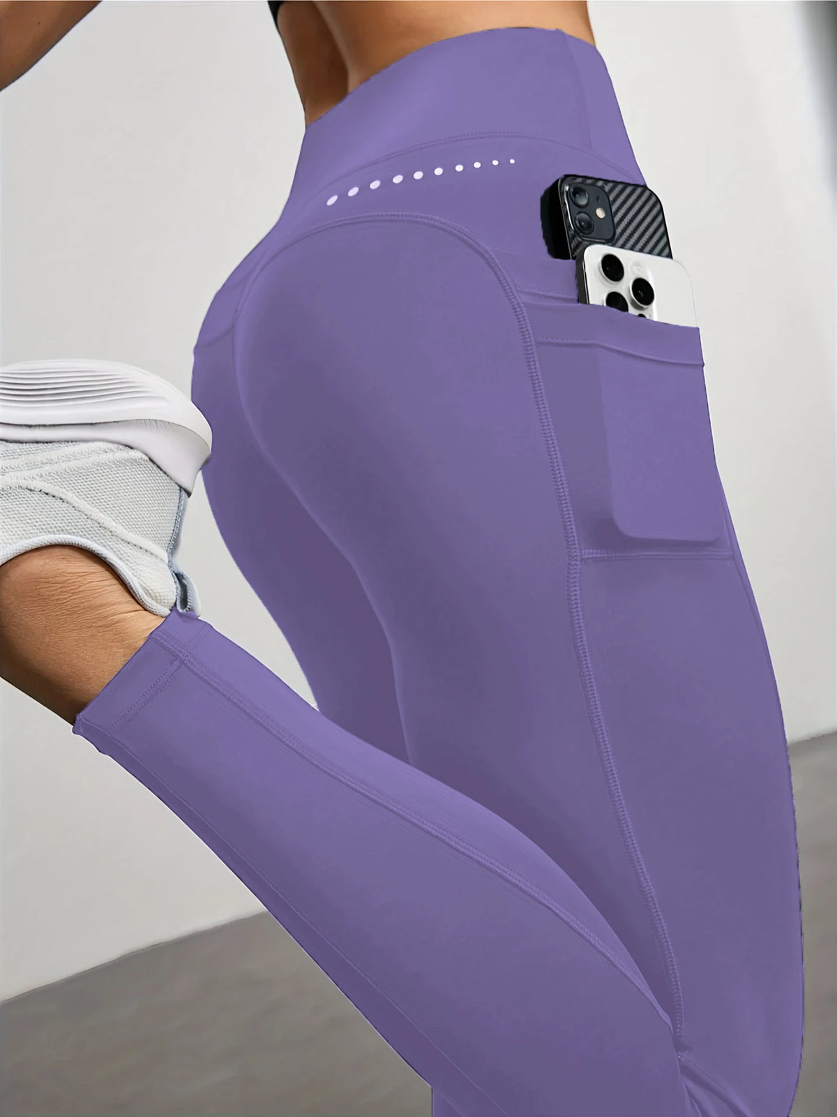 Women’s High-Waisted Butt-Lifting Leggings with Pockets