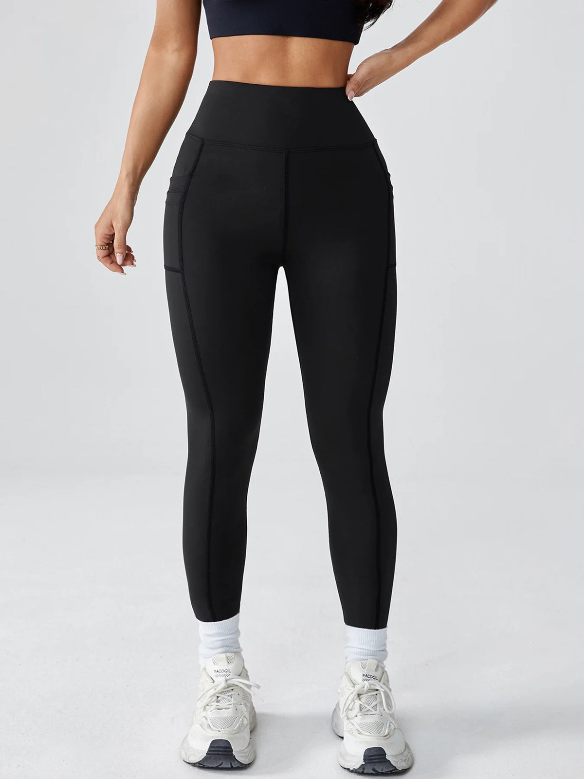 Women’s High-Waisted Butt-Lifting Leggings with Pockets