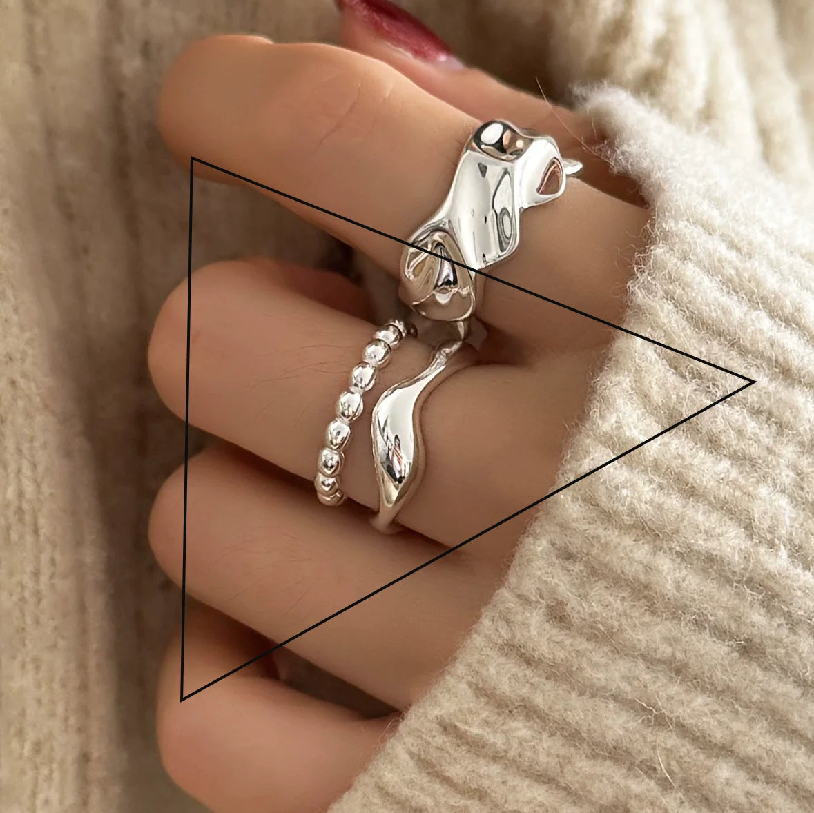 Elegant Flower Lace Ring