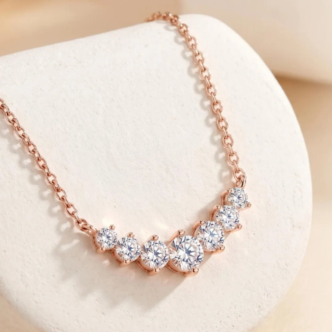 **2.8ct Moissanite 925 Sterling Silver Necklace**
