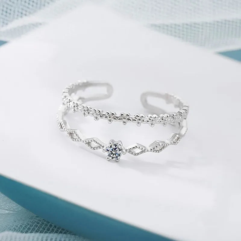 Elegant Flower Lace Ring