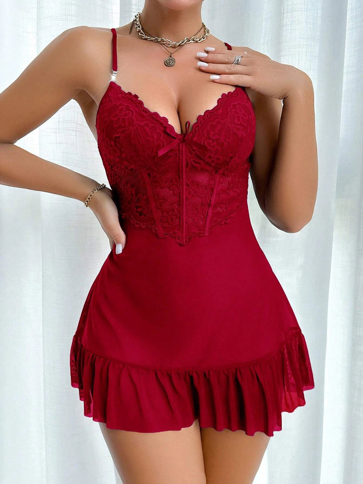 Women’s Lace Nightwear Set