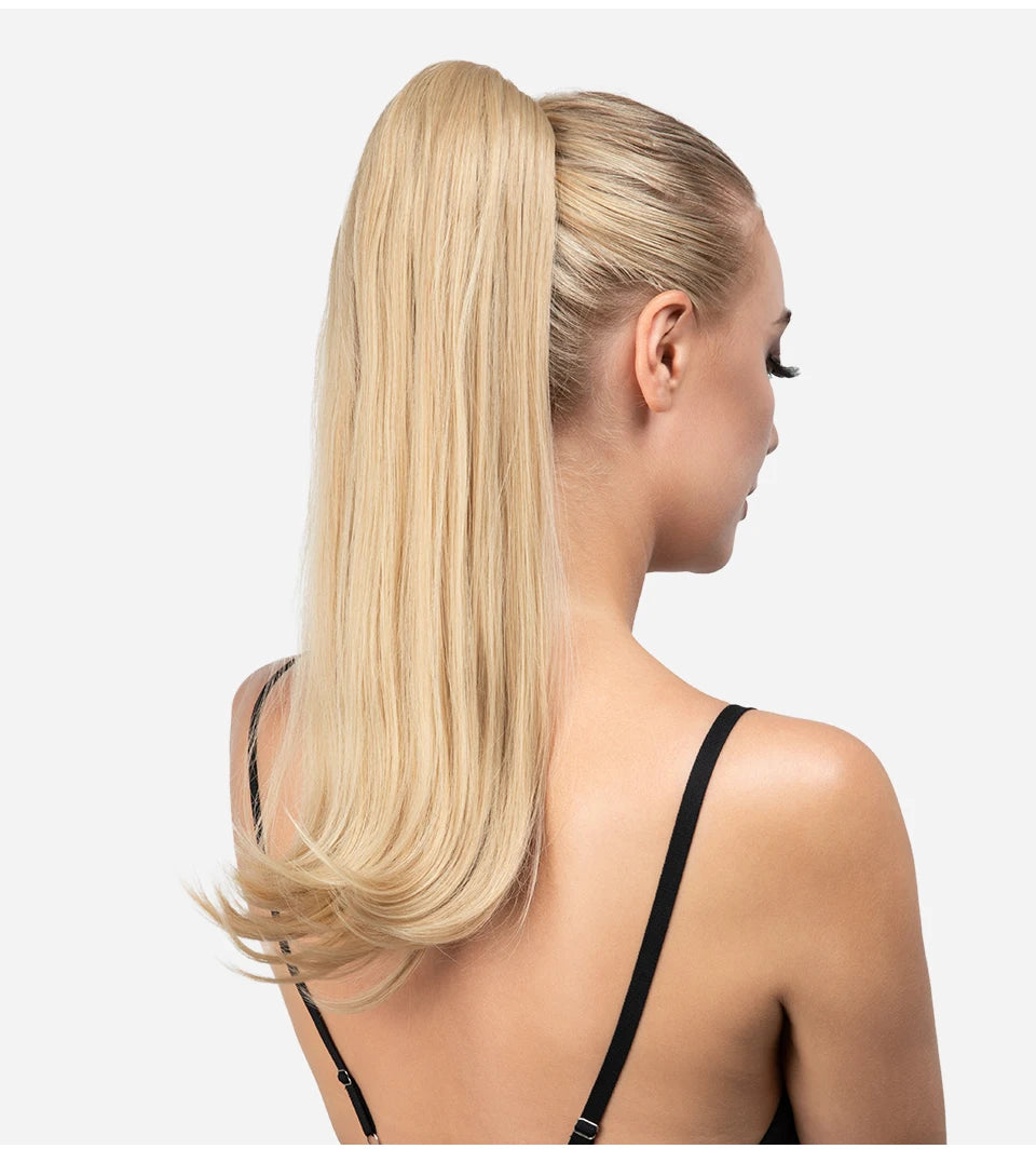 SARLA Long Silky Claw Clip Ponytail Extension