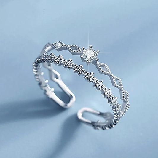 Elegant Flower Lace Ring