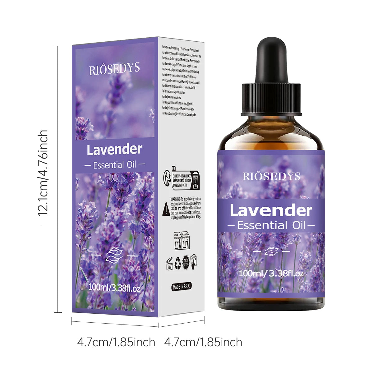 100ml LAVENDER ESSENTIAL OIL Suitable for massage and skincare