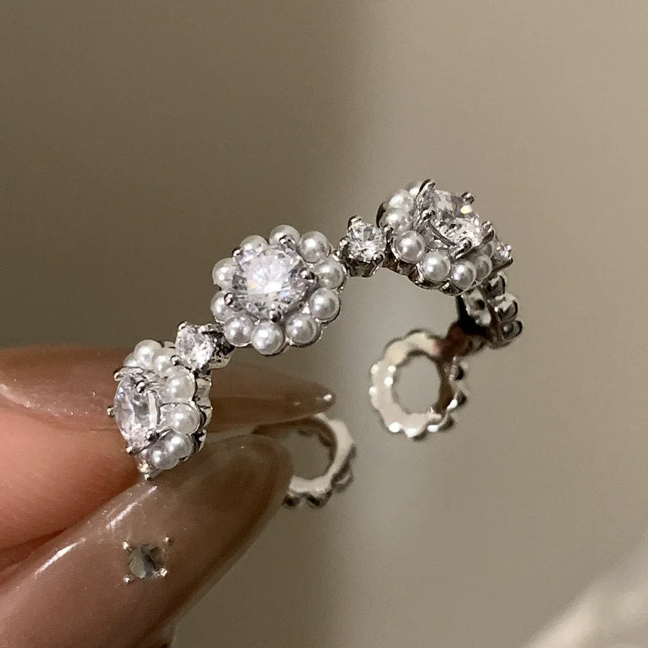 Elegant Flower Lace Ring