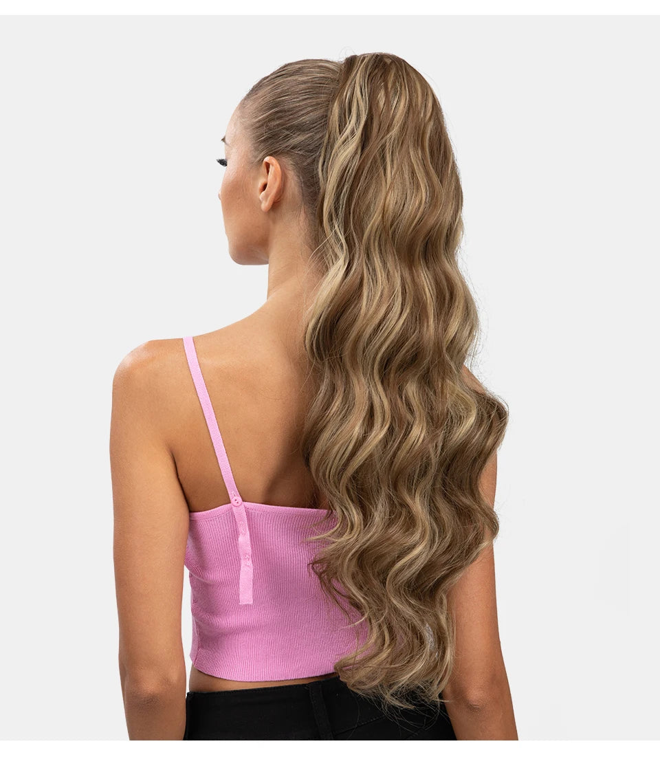 **26" Natural Wave Drawstring Ponytail Extension**